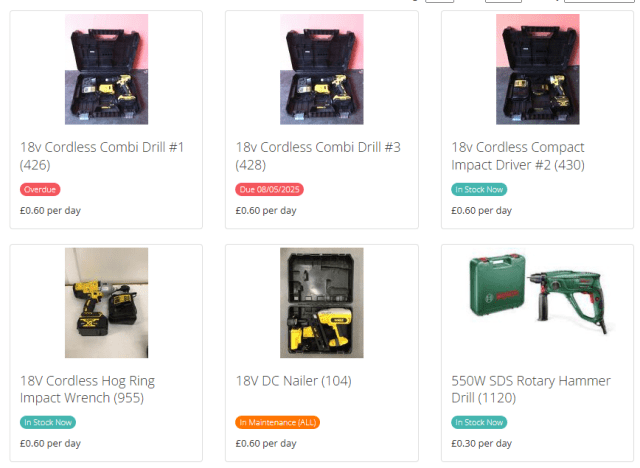 прокат вещей Лондон