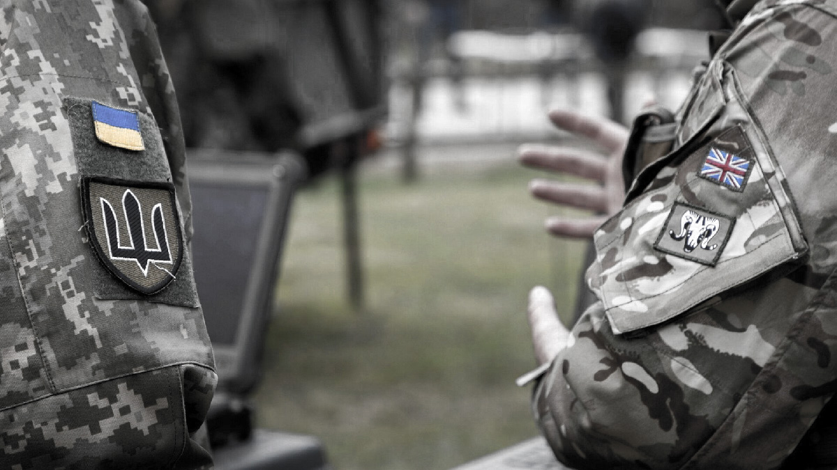 Британский морпехи на службе ВСУ Украины