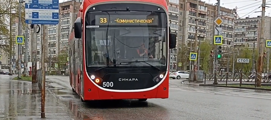 Синара-6254 вышел на городские маршруты Тулы